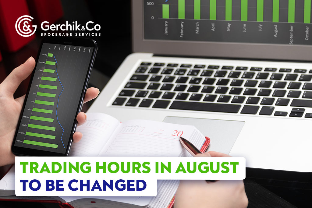 Attention! Changes in Trading Hours in August 2023