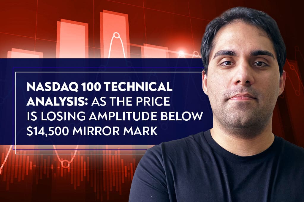 Nasdaq 100 Technical Analysis: As the Price Is Losing Amplitude Below $14,500 Mirror Mark